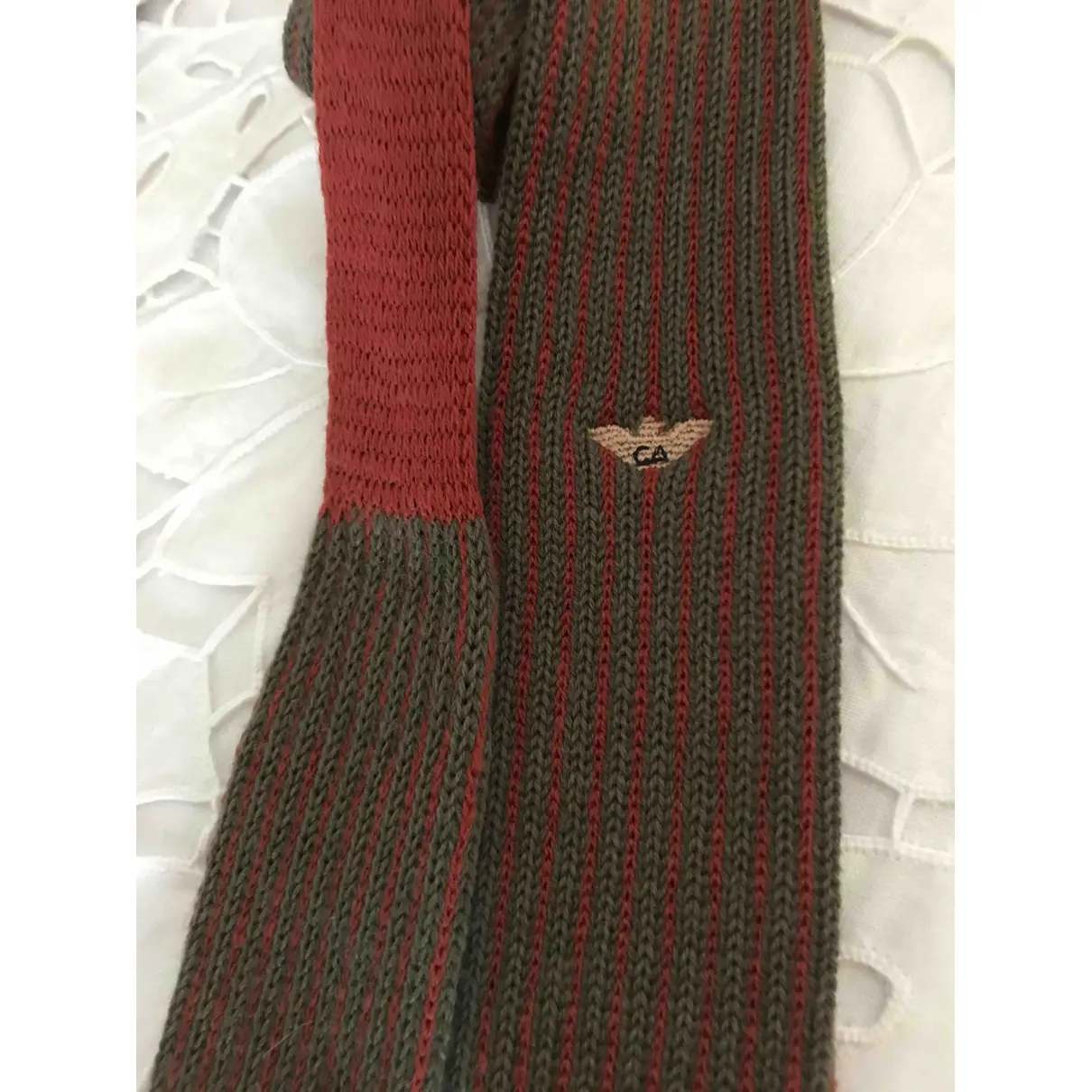 Wool tie Giorgio Armani