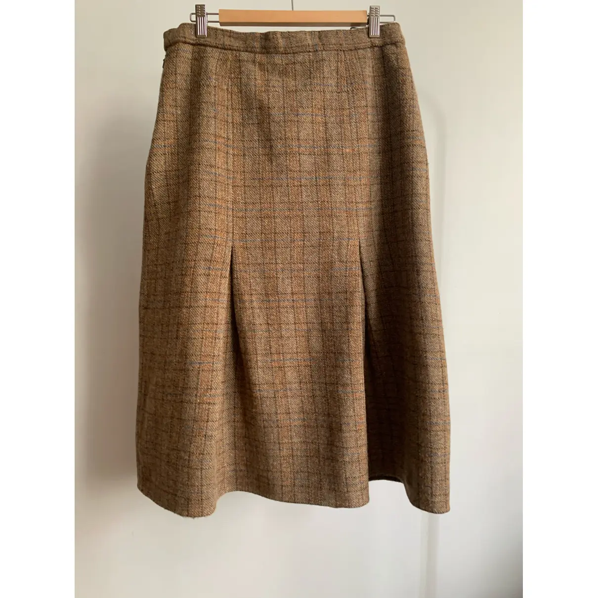 Buy HARRIS TWEED Wool mid-length skirt online