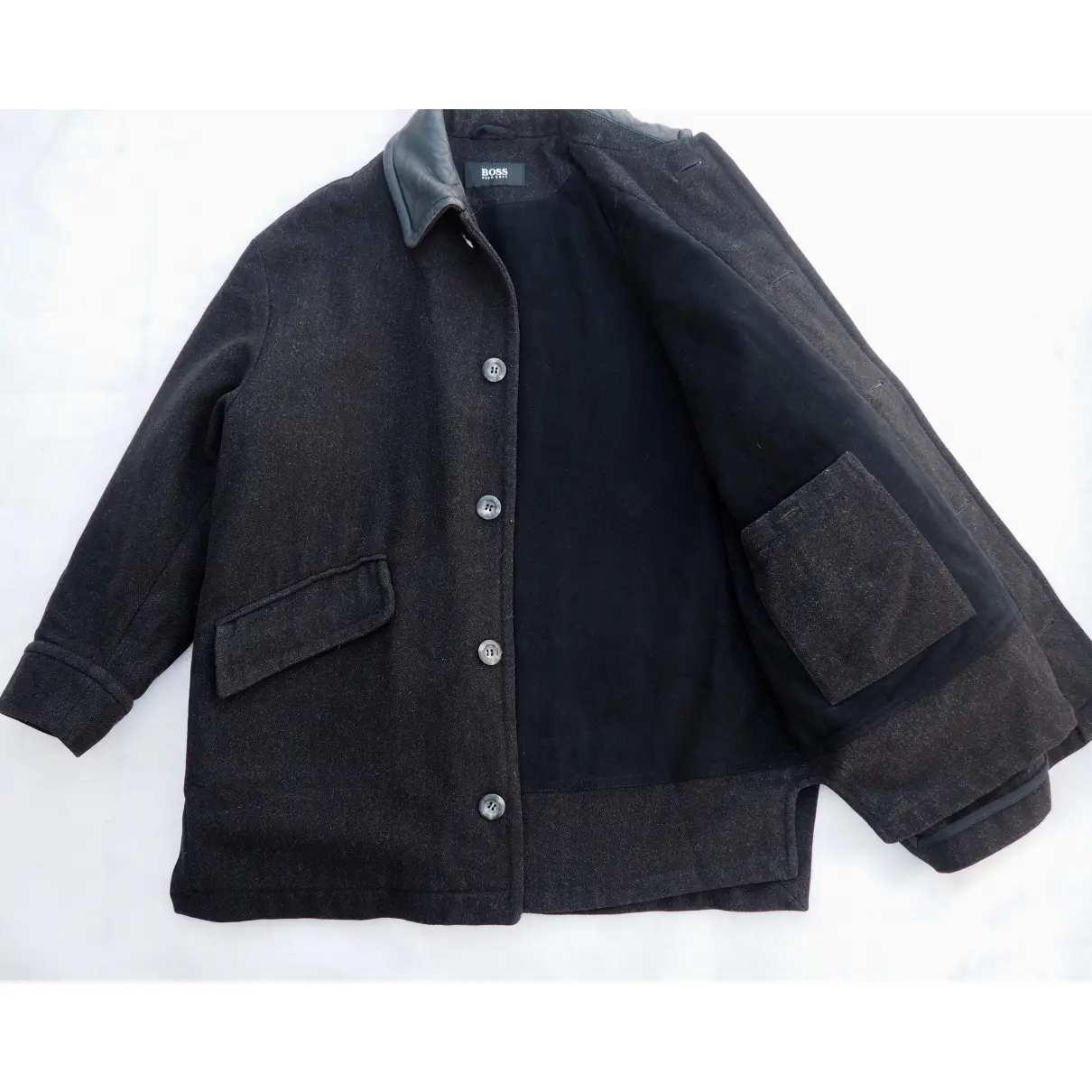 Buy Hugo Boss Wool coat online - Vintage