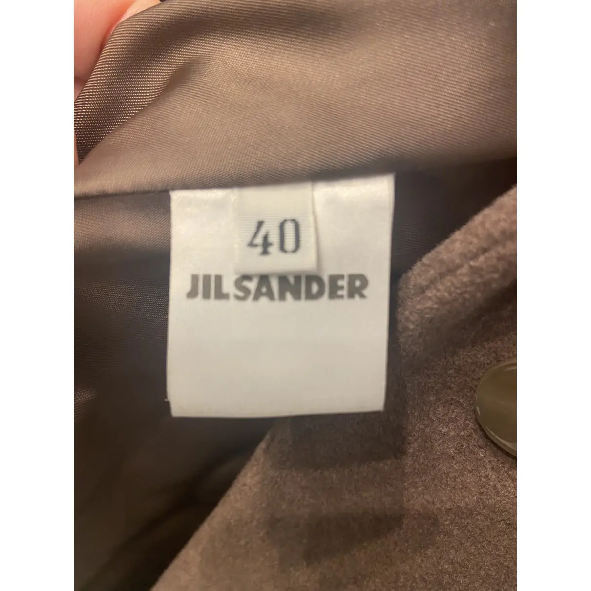 Wool coat Jil Sander