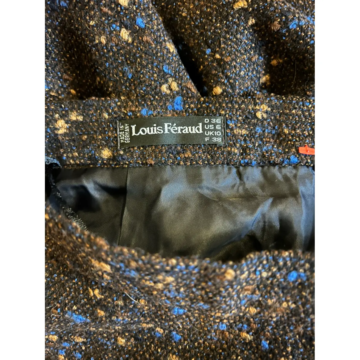 Wool mini skirt Louis Feraud