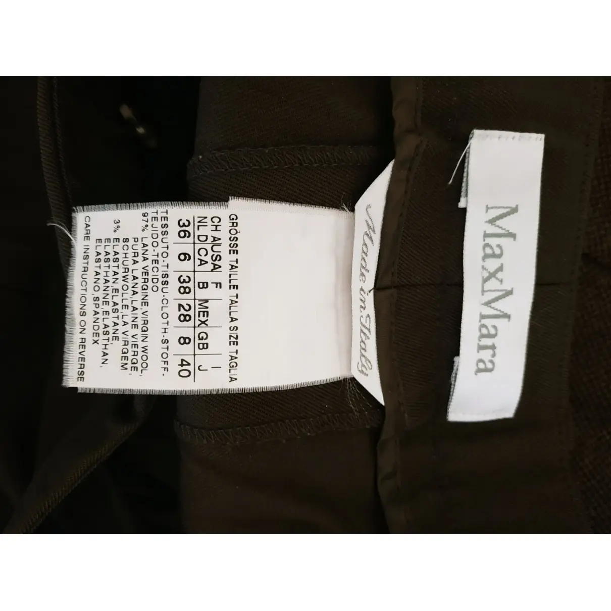 Buy Max Mara Wool trousers online