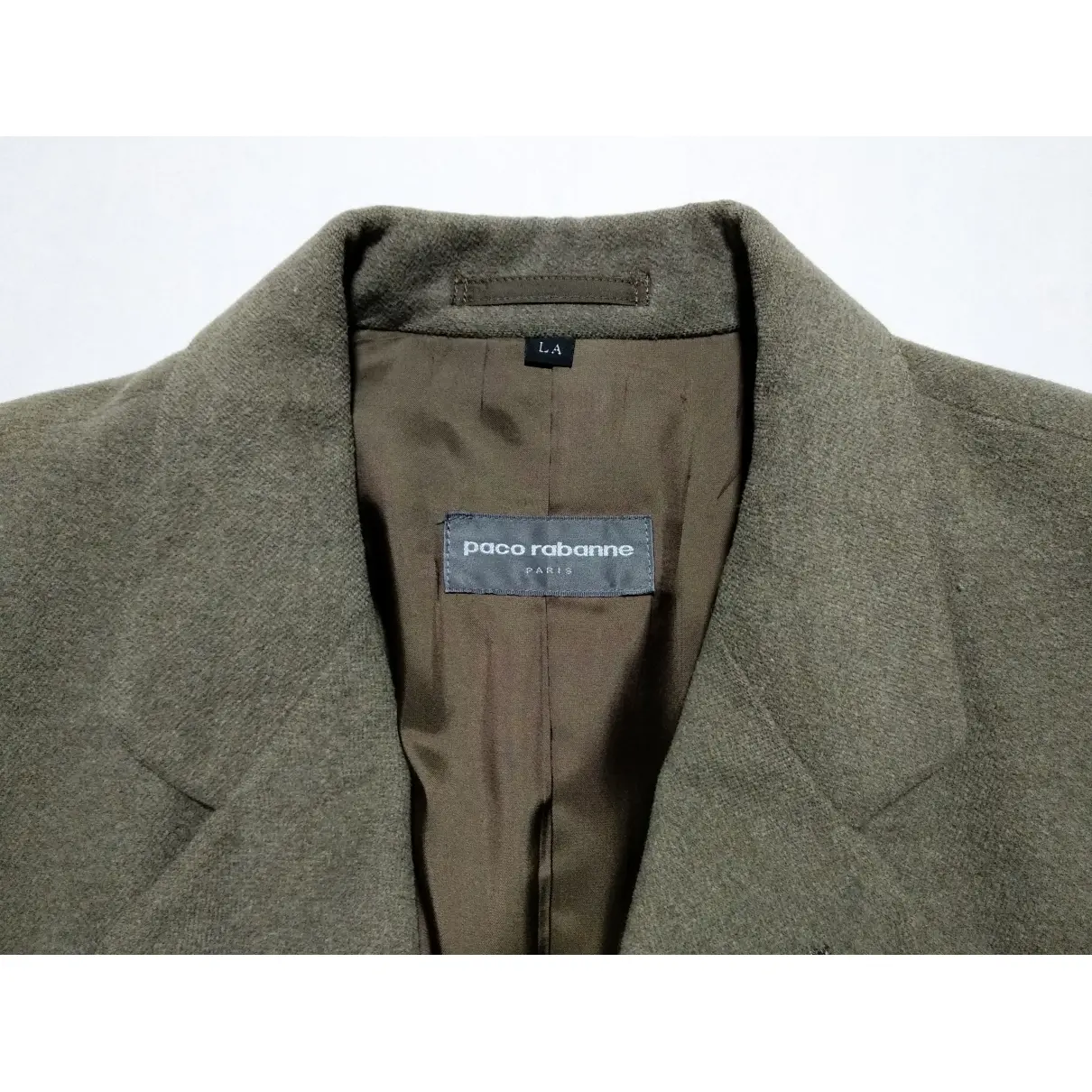 Buy Paco Rabanne Wool peacoat online - Vintage