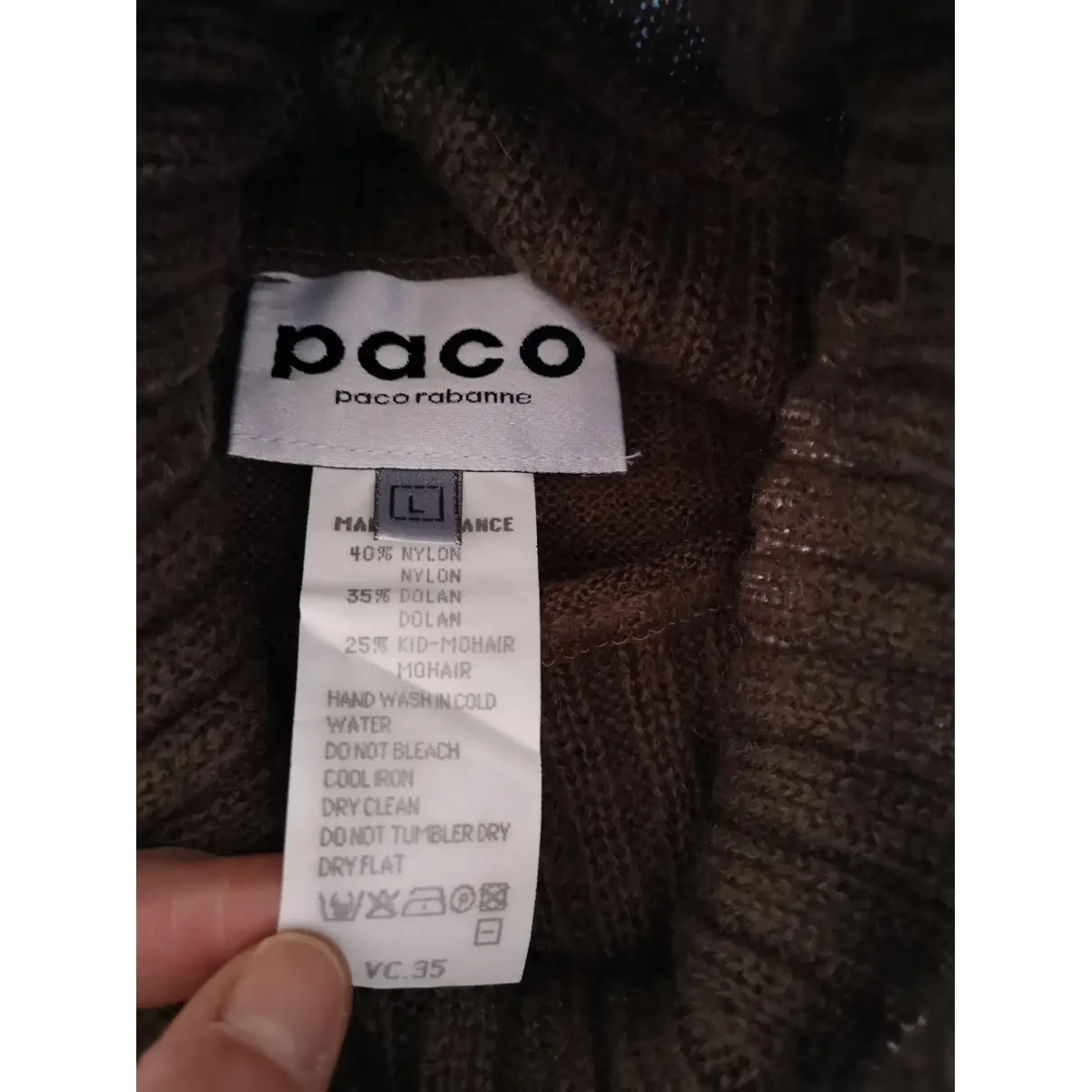 Wool jumper Paco Rabanne