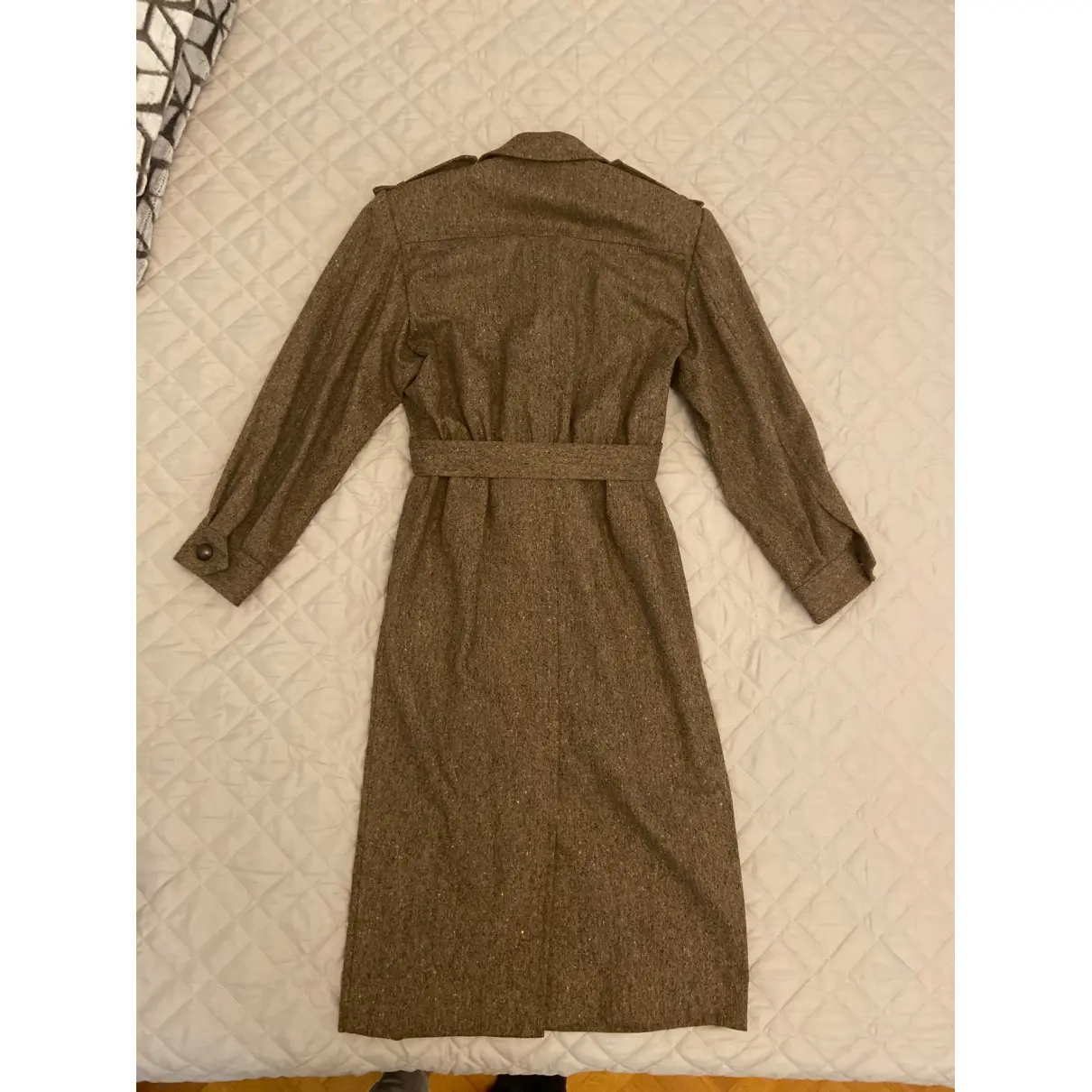 Buy Yves Saint Laurent Wool mid-length dress online