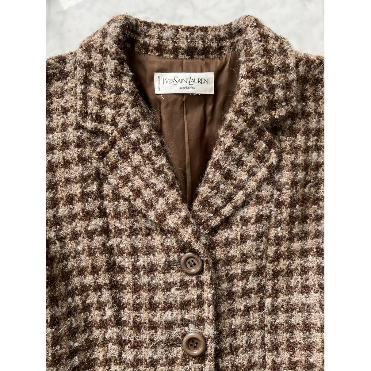 Wool blazer Yves Saint Laurent - Vintage