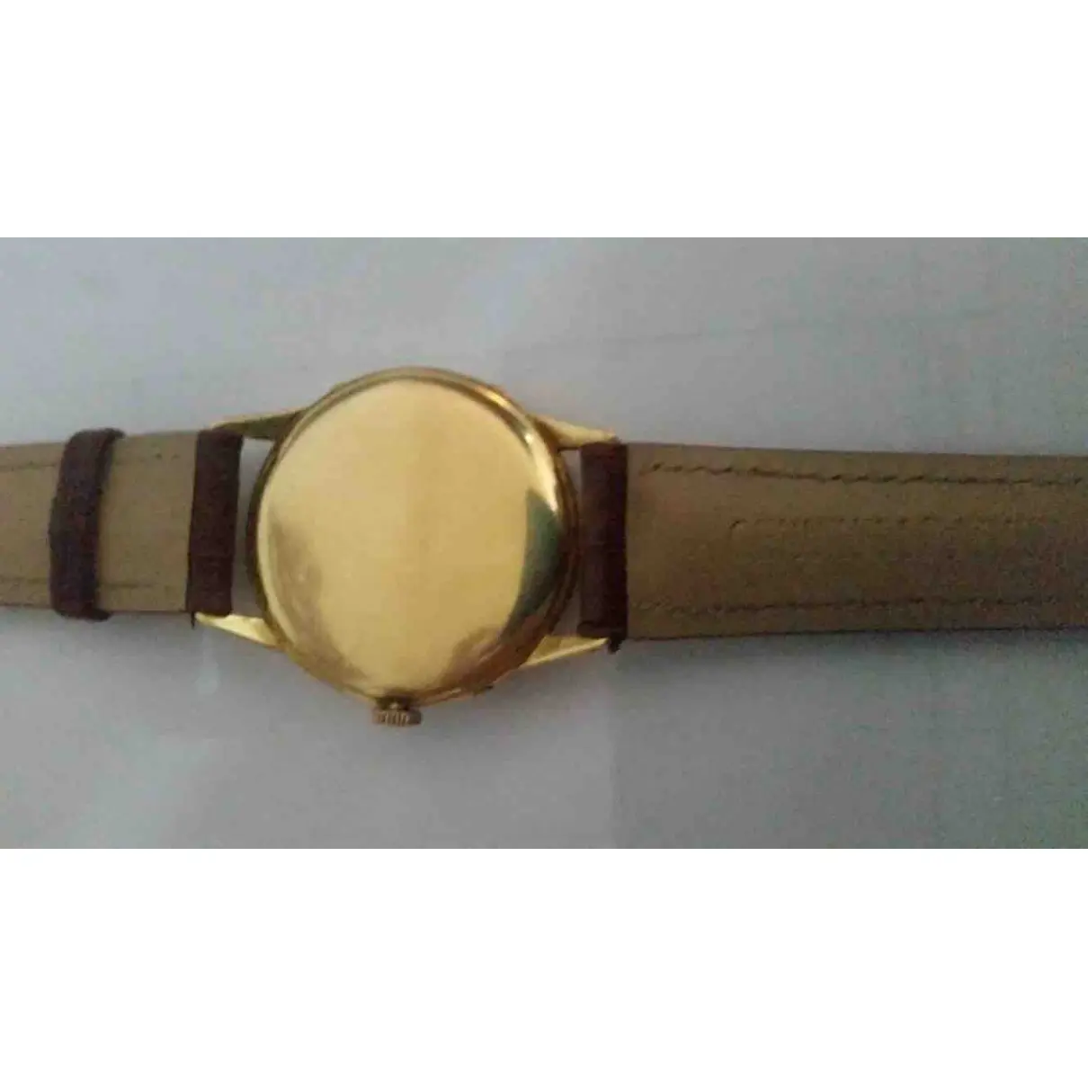 Yellow gold watch Movado - Vintage
