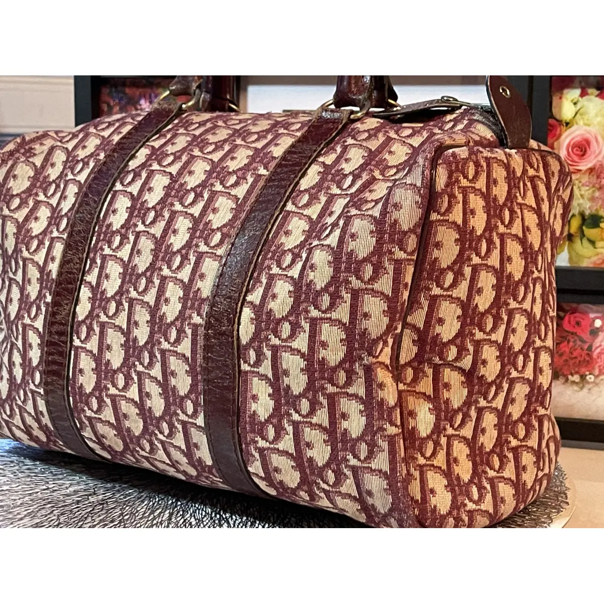 Bowling cloth handbag Dior