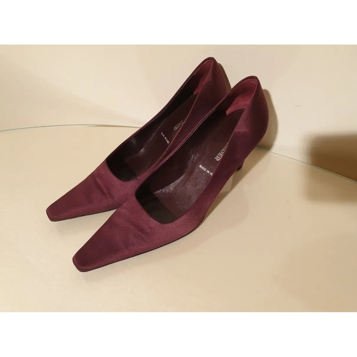 Cloth heels Jil Sander