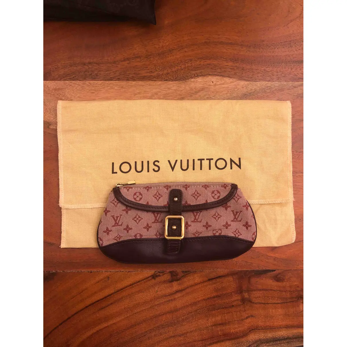 Cloth clutch bag Louis Vuitton - Vintage