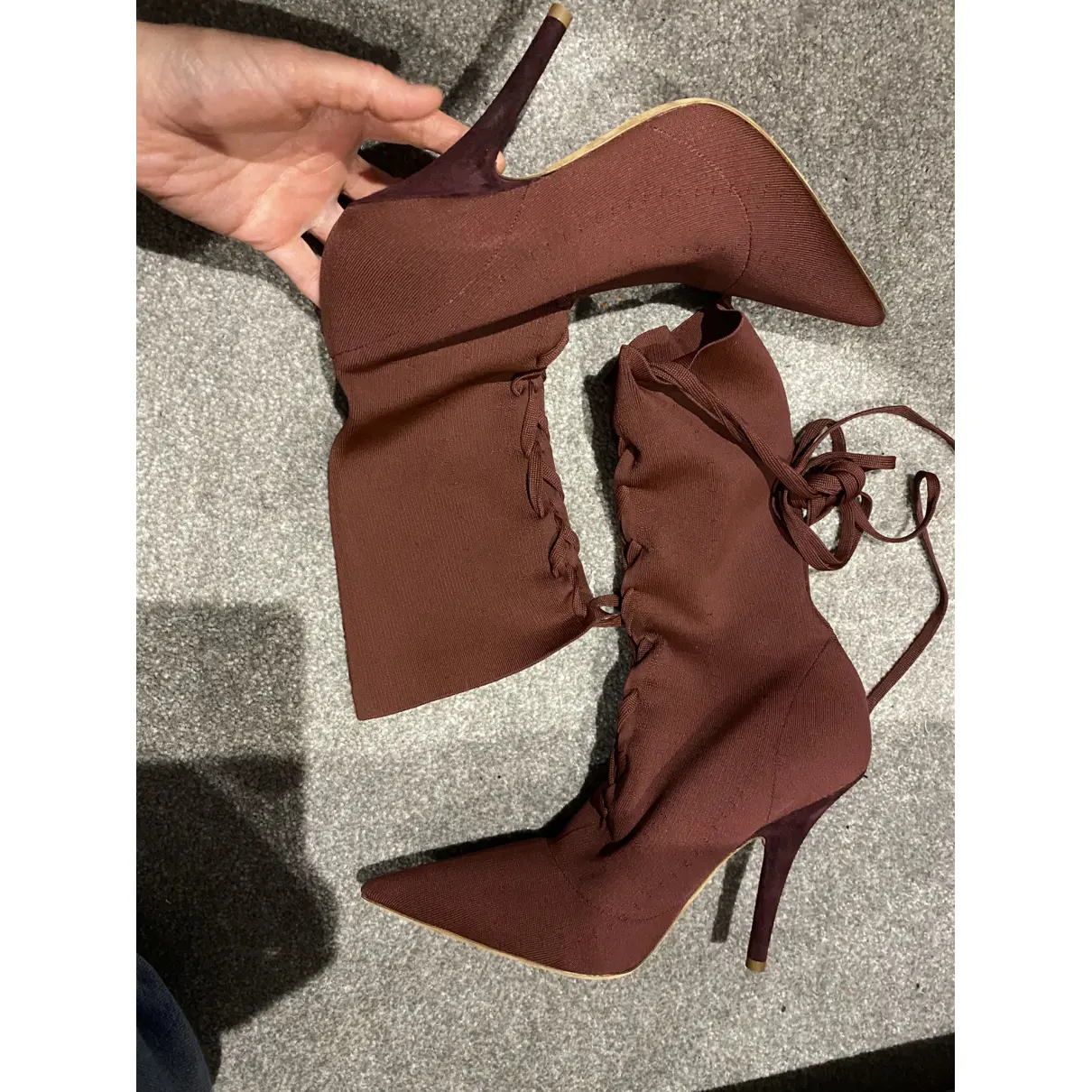 Cloth ankle boots Yeezy