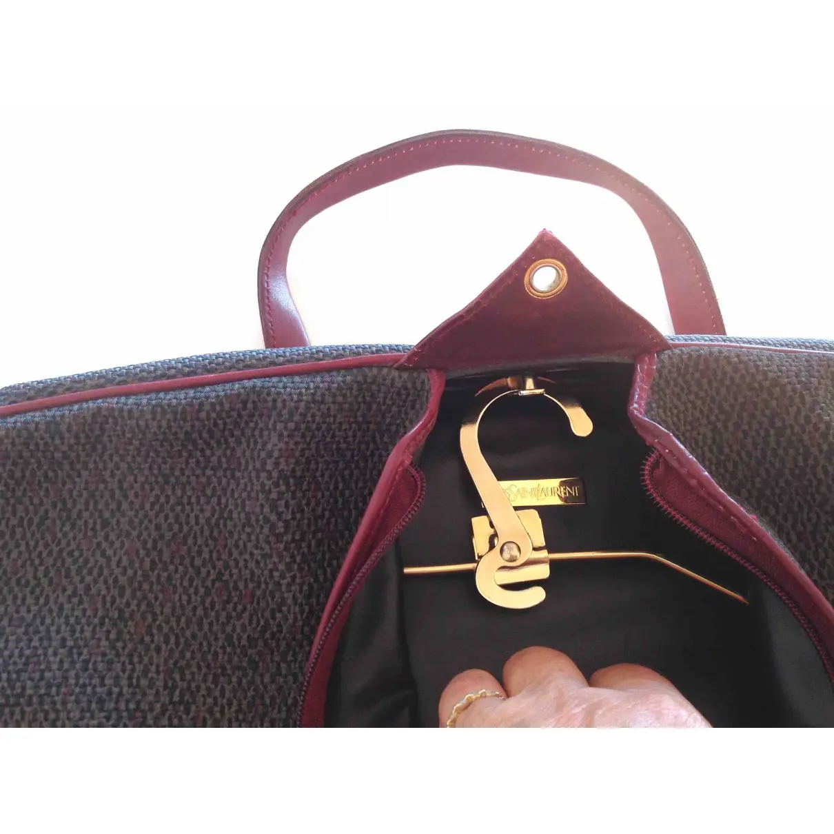 Cloth travel bag Yves Saint Laurent - Vintage