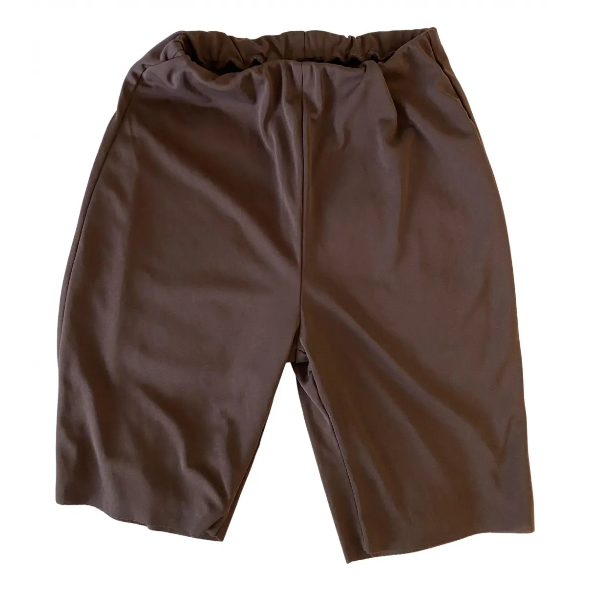 Burgundy Cotton - elasthane Shorts Urban Outfitters