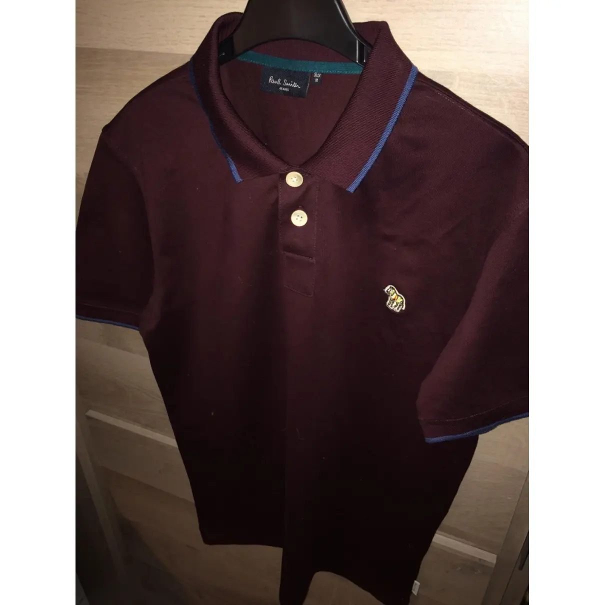 Paul Smith Burgundy Cotton Polo shirt for sale