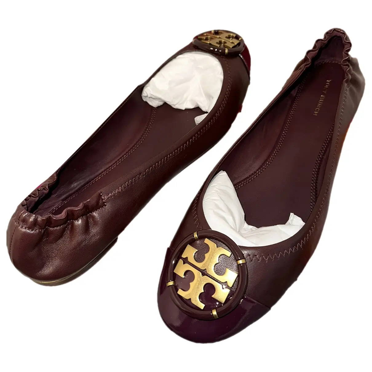 Exotic leathers ballet flats