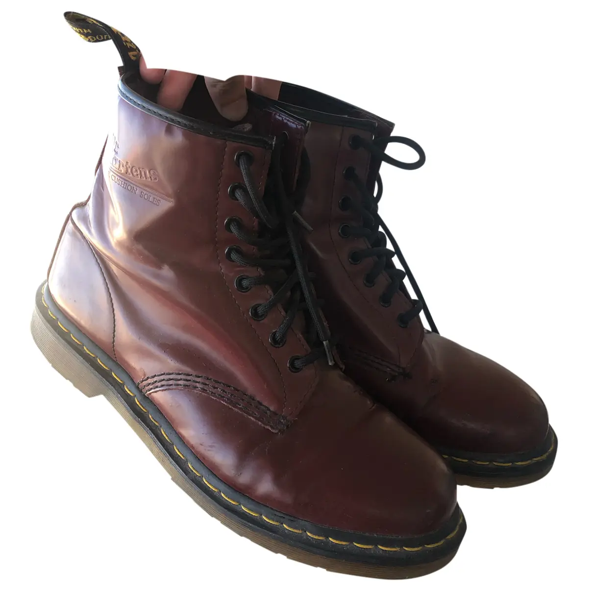 1490 (10 eye) leather boots Dr. Martens