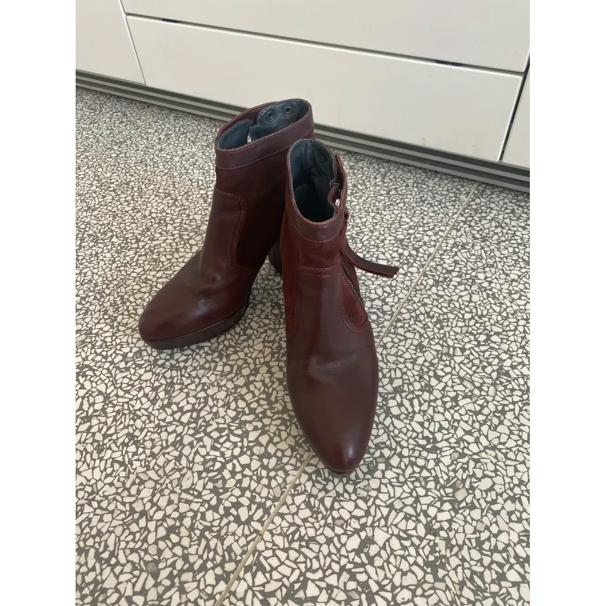Buy Acne Studios Leather ankle boots online
