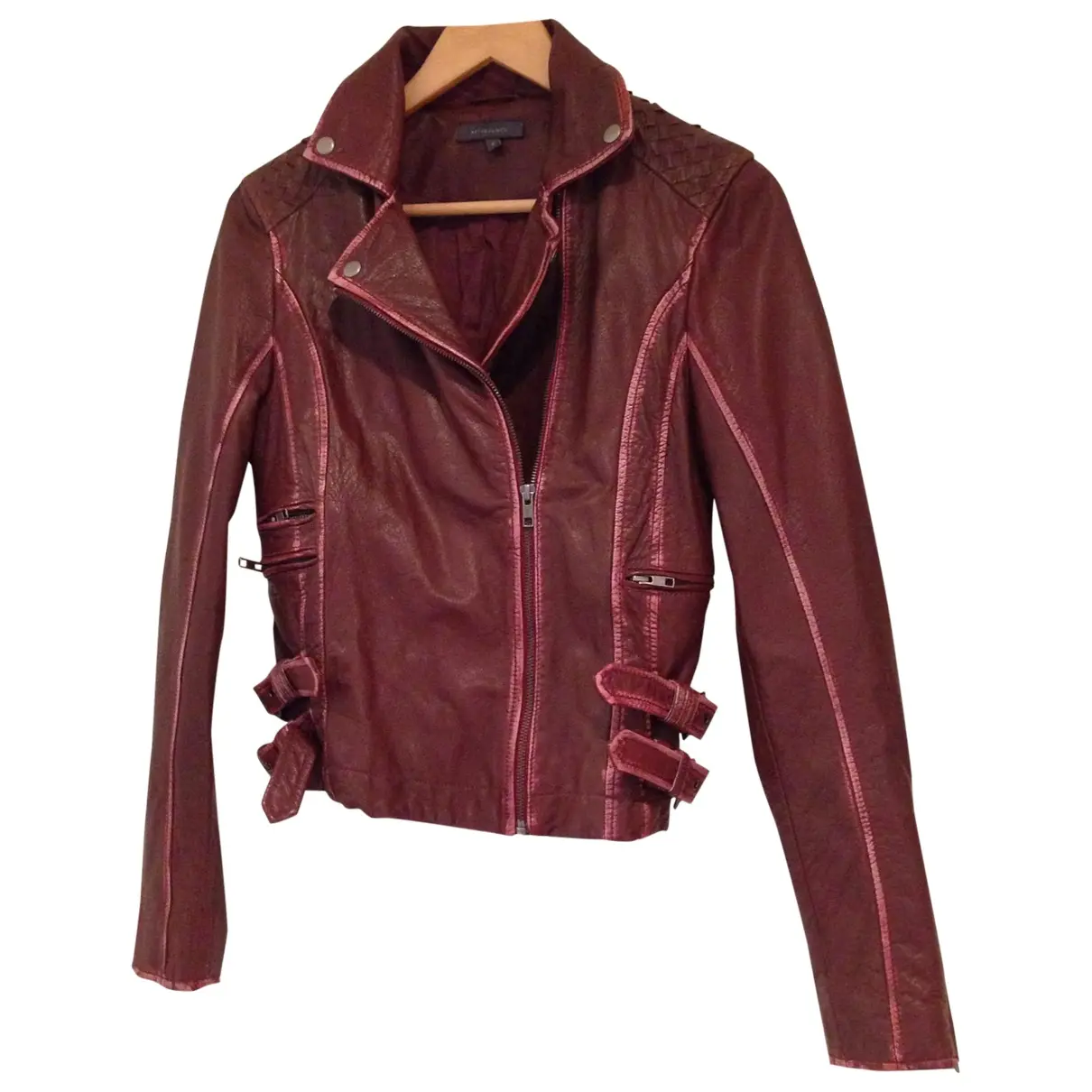 Leather biker jacket Afterpants