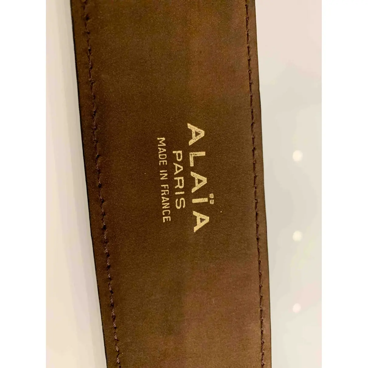 Alaïa Leather belt for sale