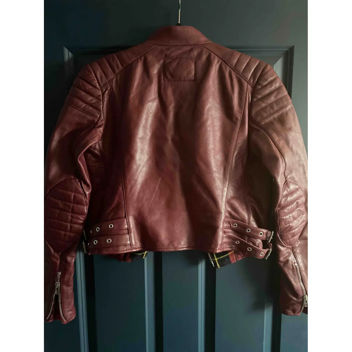 Buy Alexander McQueen Leather biker jacket online