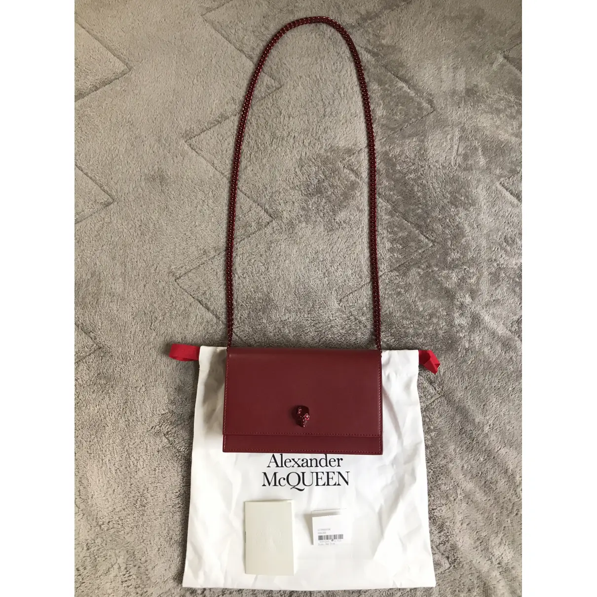 Leather handbag Alexander McQueen