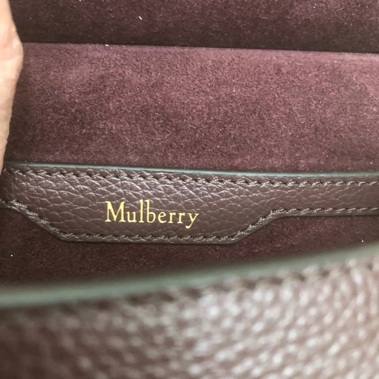 Amberley leather crossbody bag Mulberry