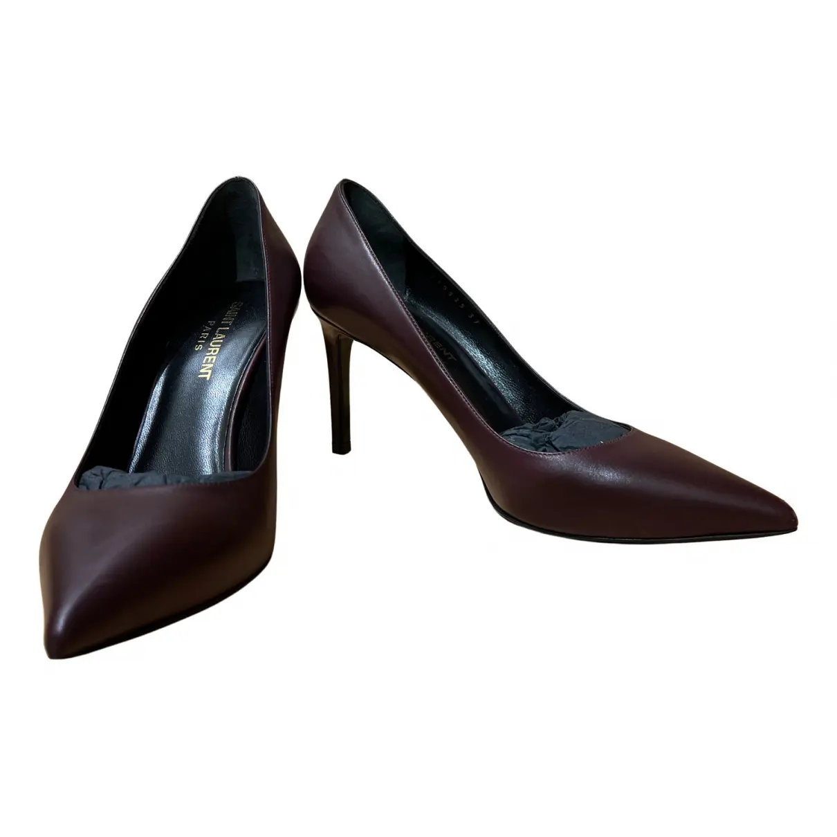 Anja leather heels Saint Laurent