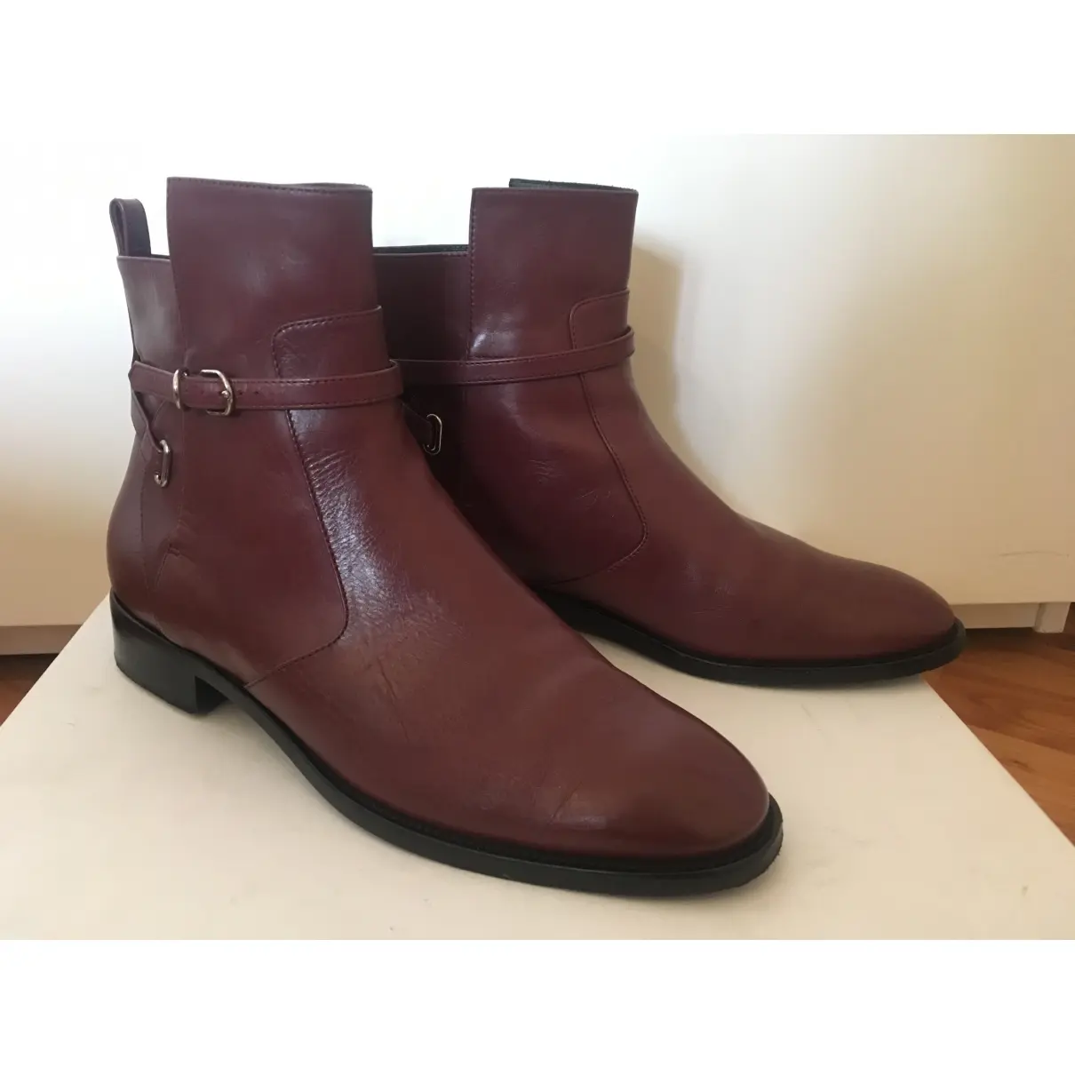 Balenciaga Leather ankle boots for sale