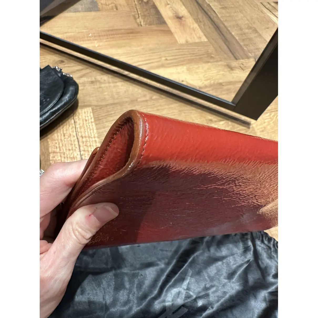 Belle de Jour leather clutch bag Yves Saint Laurent - Vintage