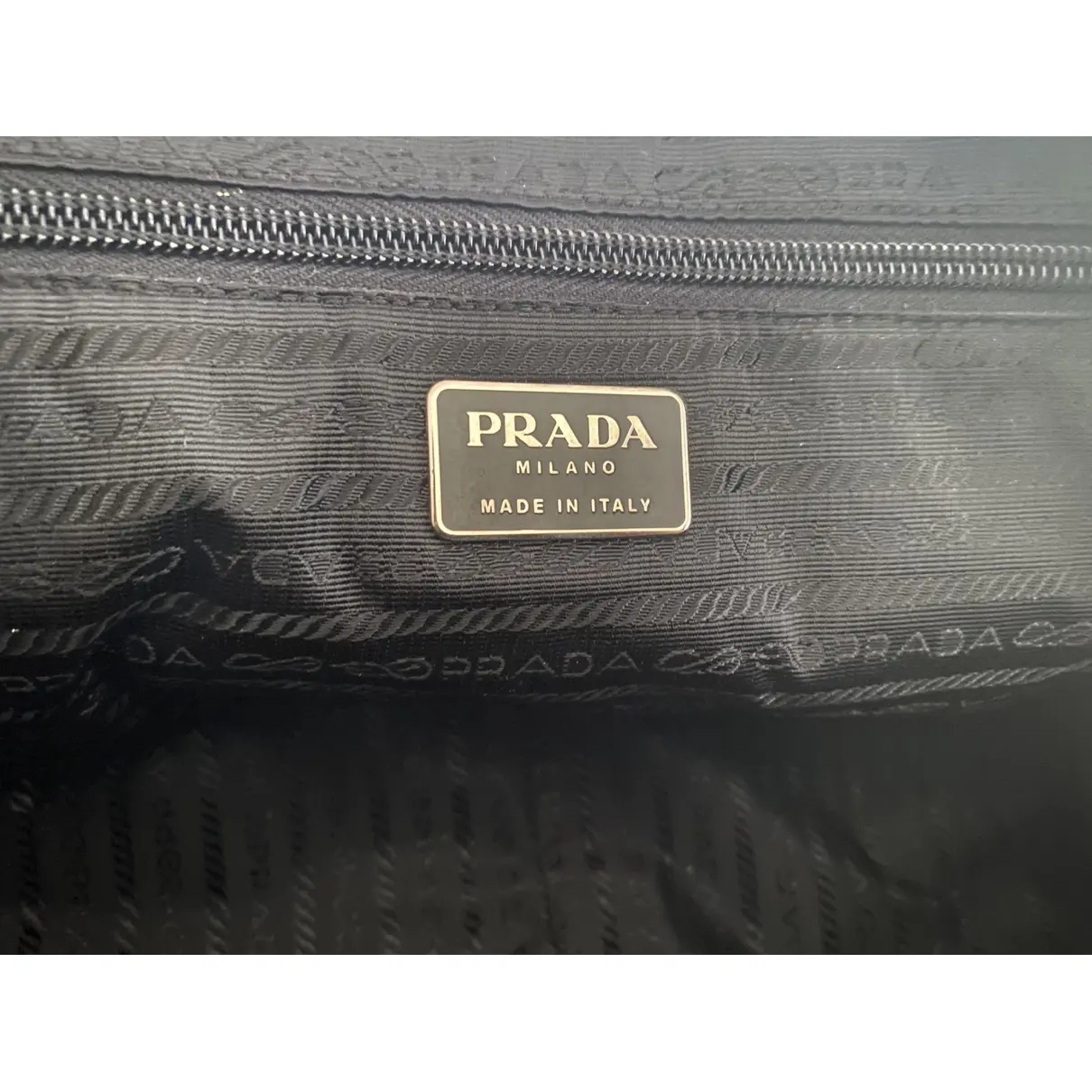 Bowling leather handbag Prada