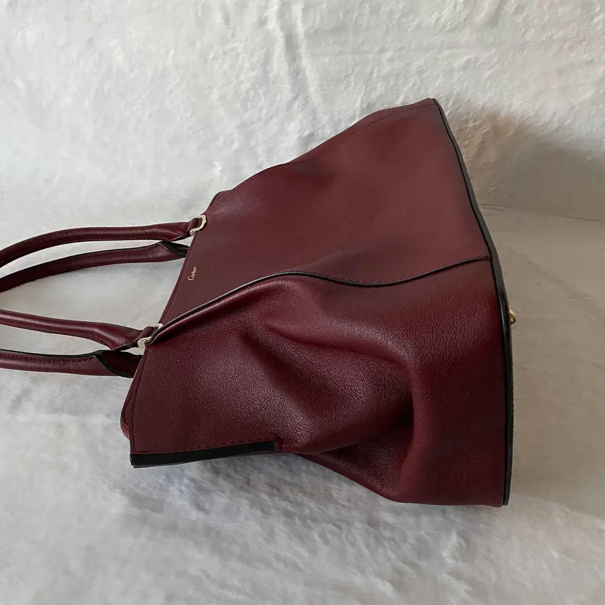 C leather tote Cartier