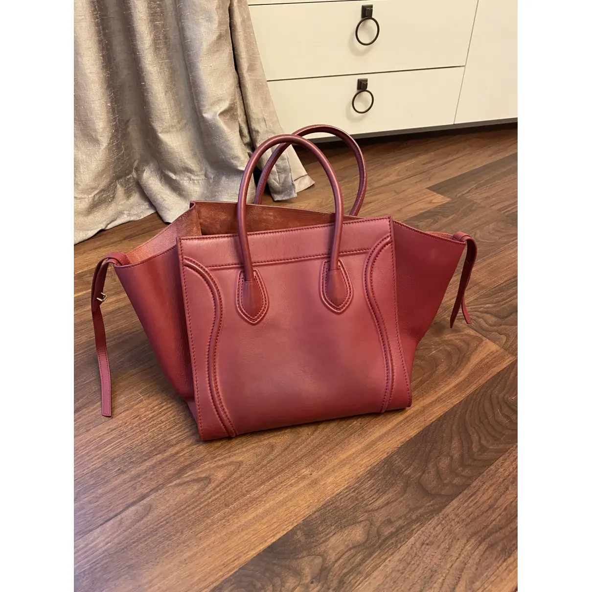 Celine Cabas Phantom leather handbag for sale