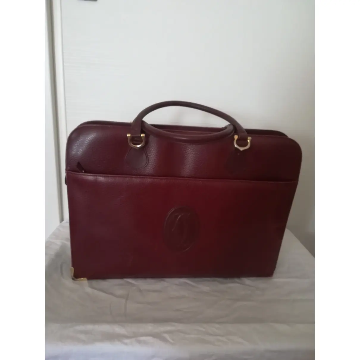 Buy Cartier Leather satchel online - Vintage