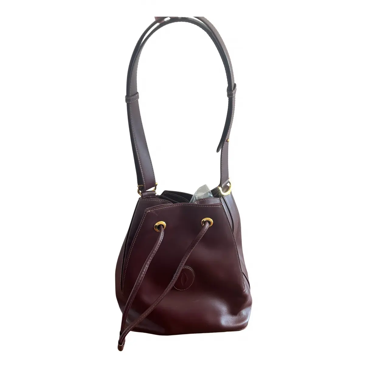 Leather handbag Cartier