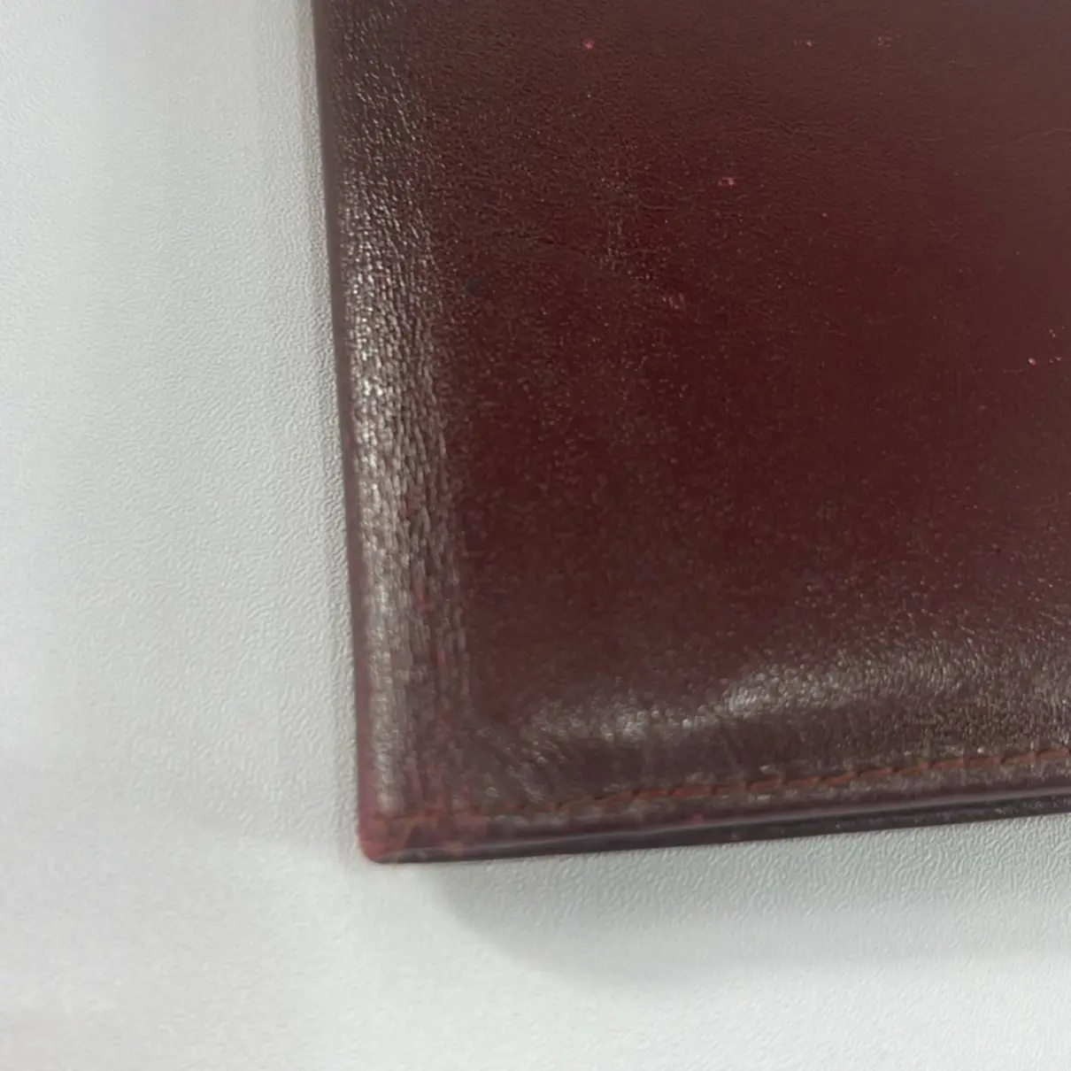 Leather wallet Cartier - Vintage