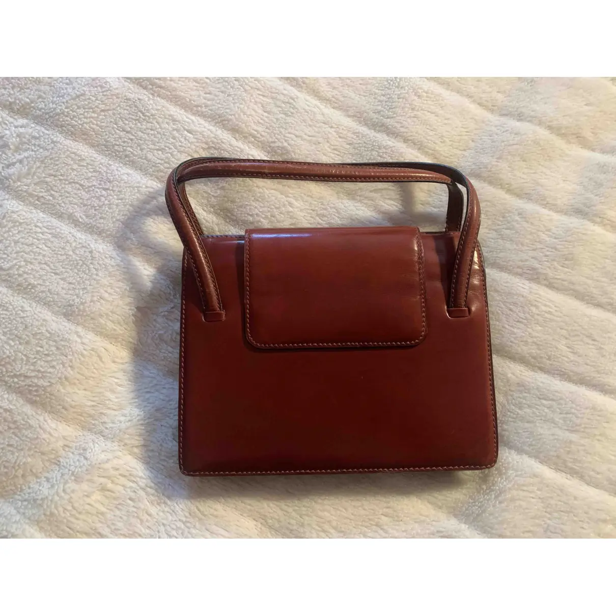 Leather handbag Charles Jourdan - Vintage