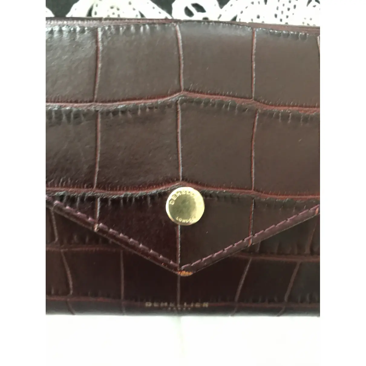 Leather wallet DeMellier