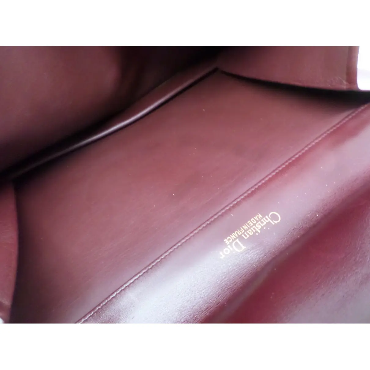 Leather handbag Dior - Vintage