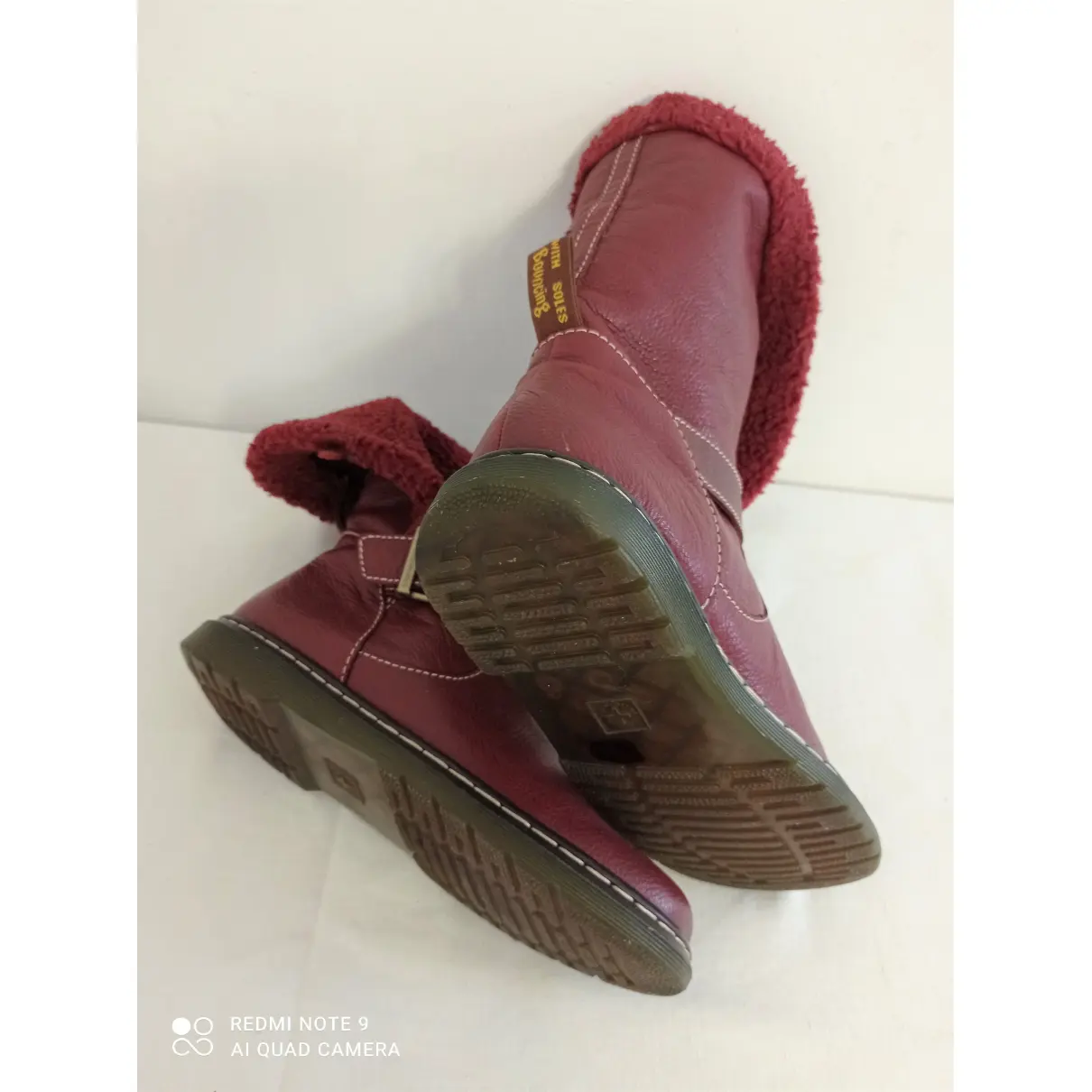 Leather snow boots Dr. Martens - Vintage