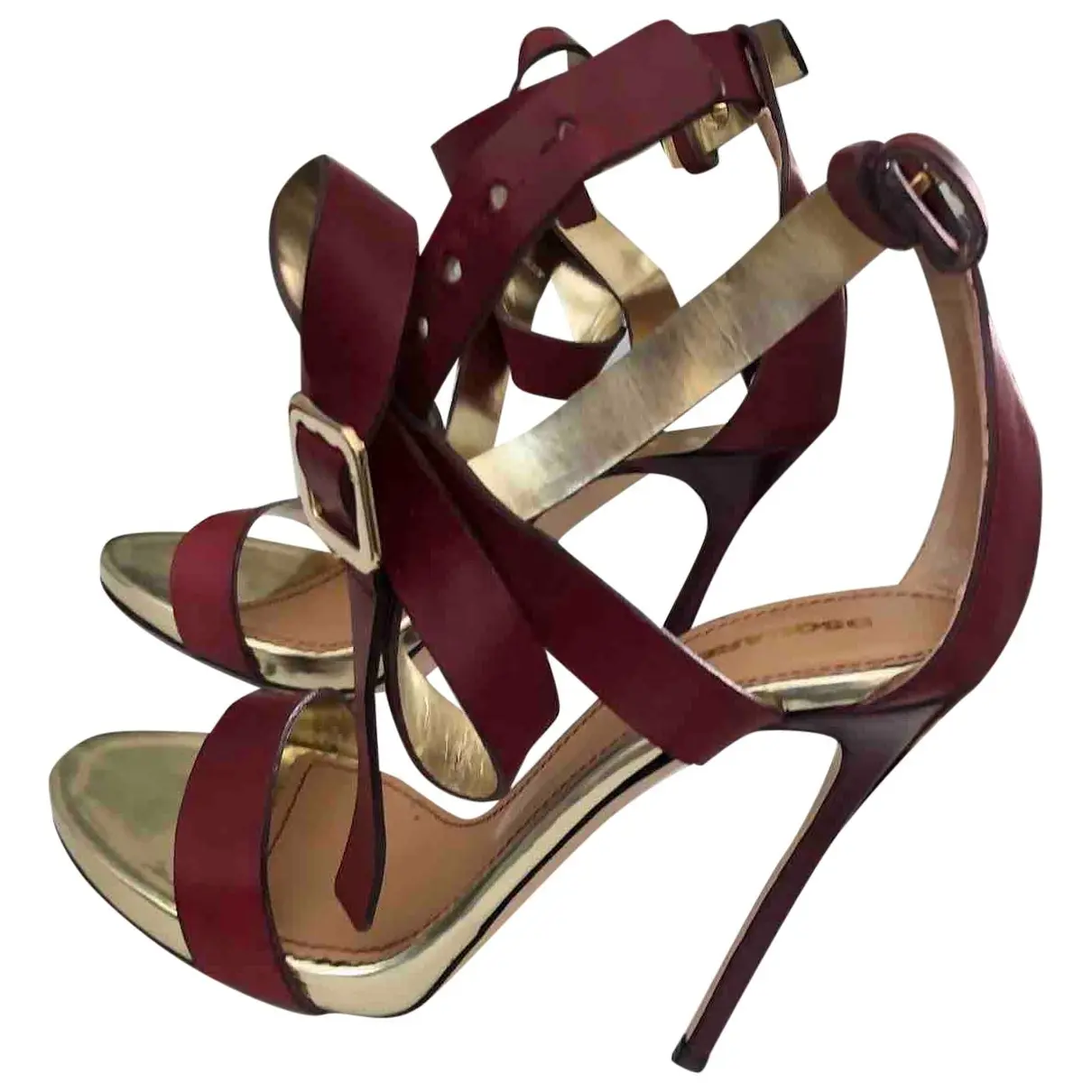Leather sandals Dsquared2