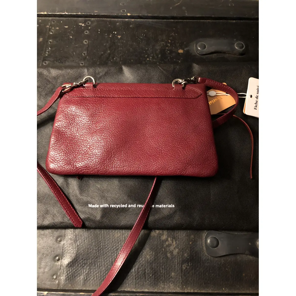 Envelop leather crossbody bag Balenciaga