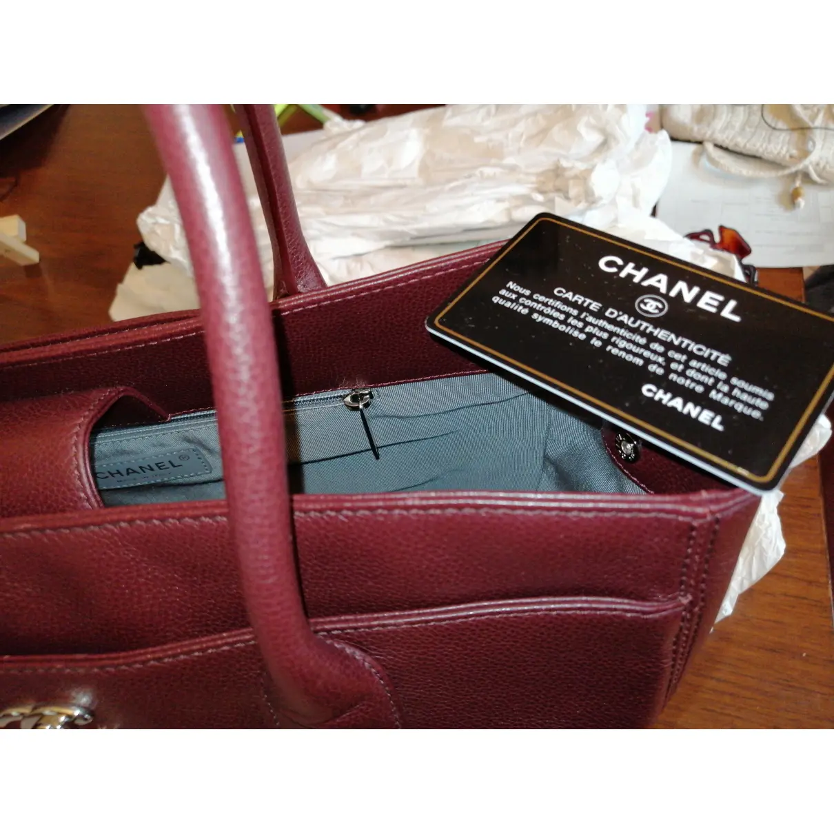 Executive leather handbag Chanel