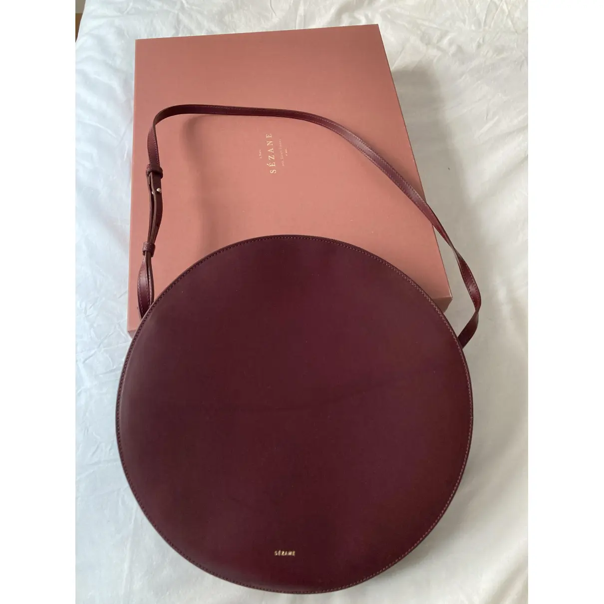 Buy Sézane Fall Winter 2020 leather handbag online