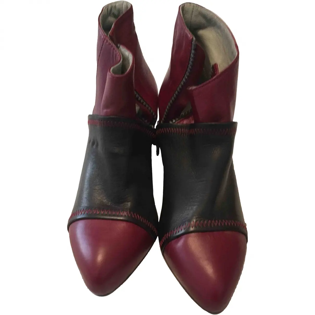 Leather ankle boots Fausto Santini