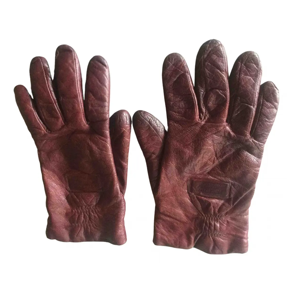 Leather gloves Fendi