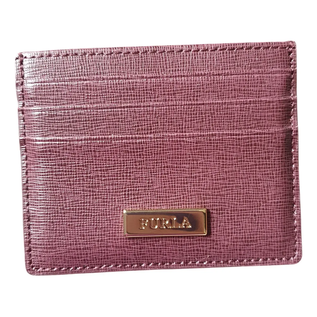 Leather card wallet Furla