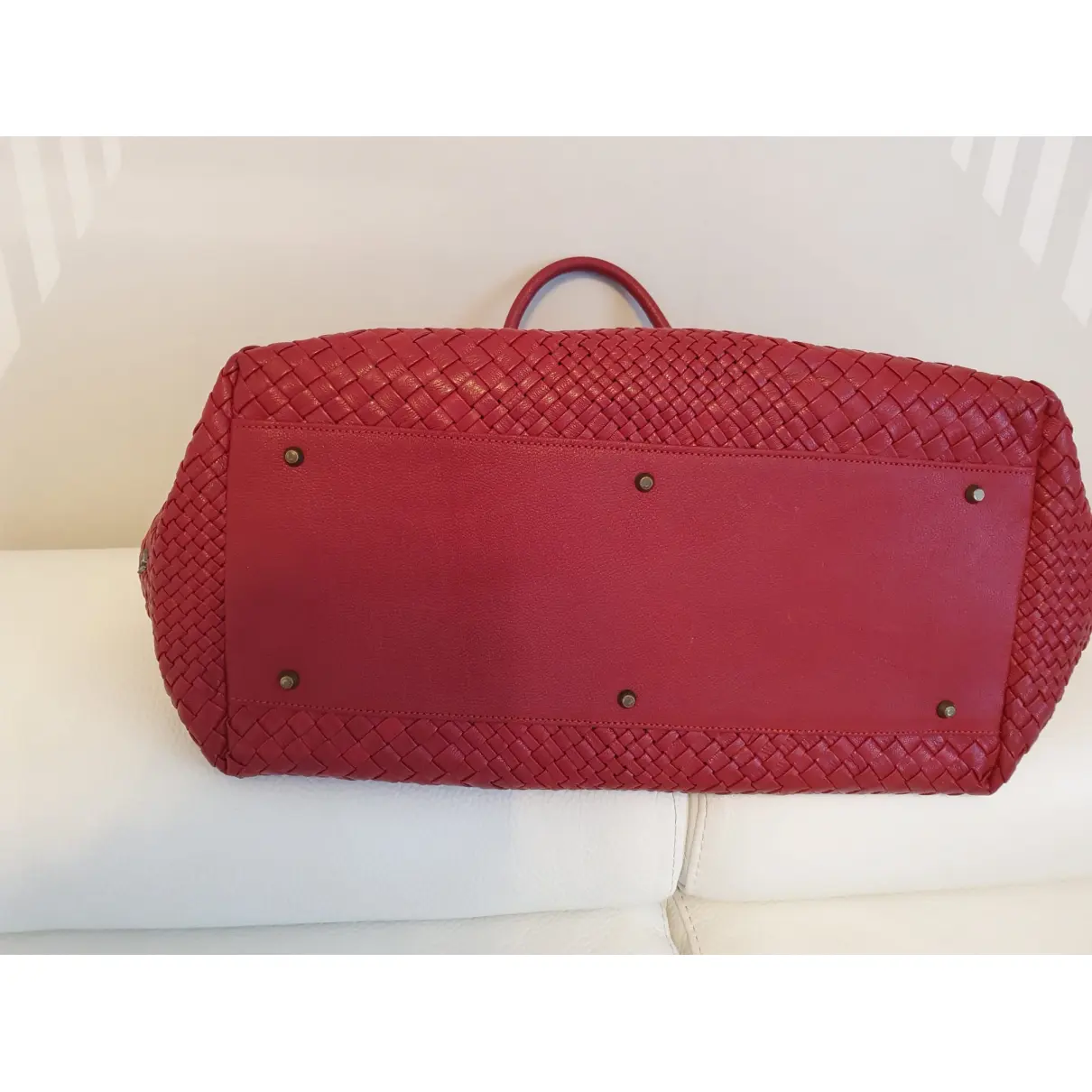 Leather handbag Ghibli