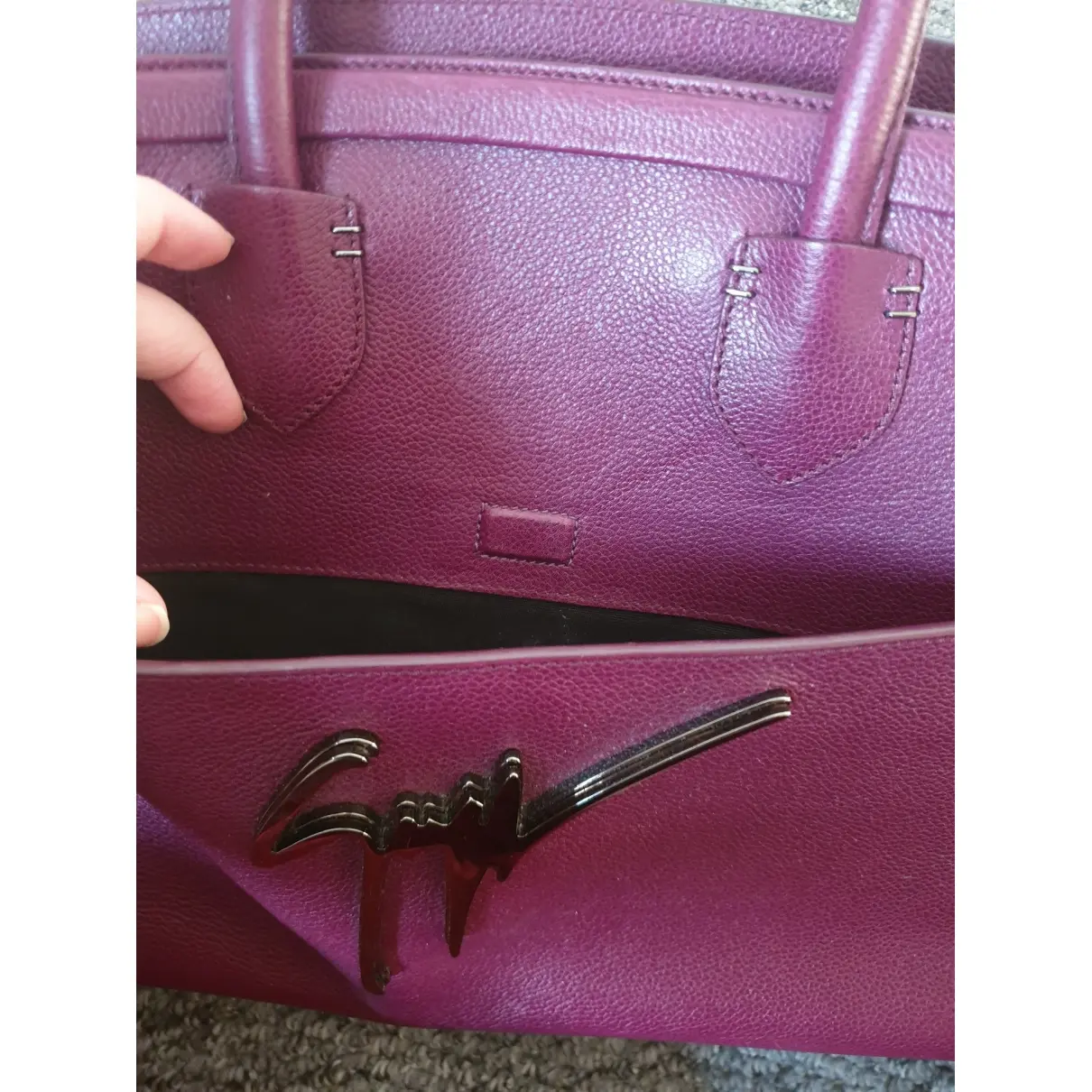 Leather handbag Giuseppe Zanotti