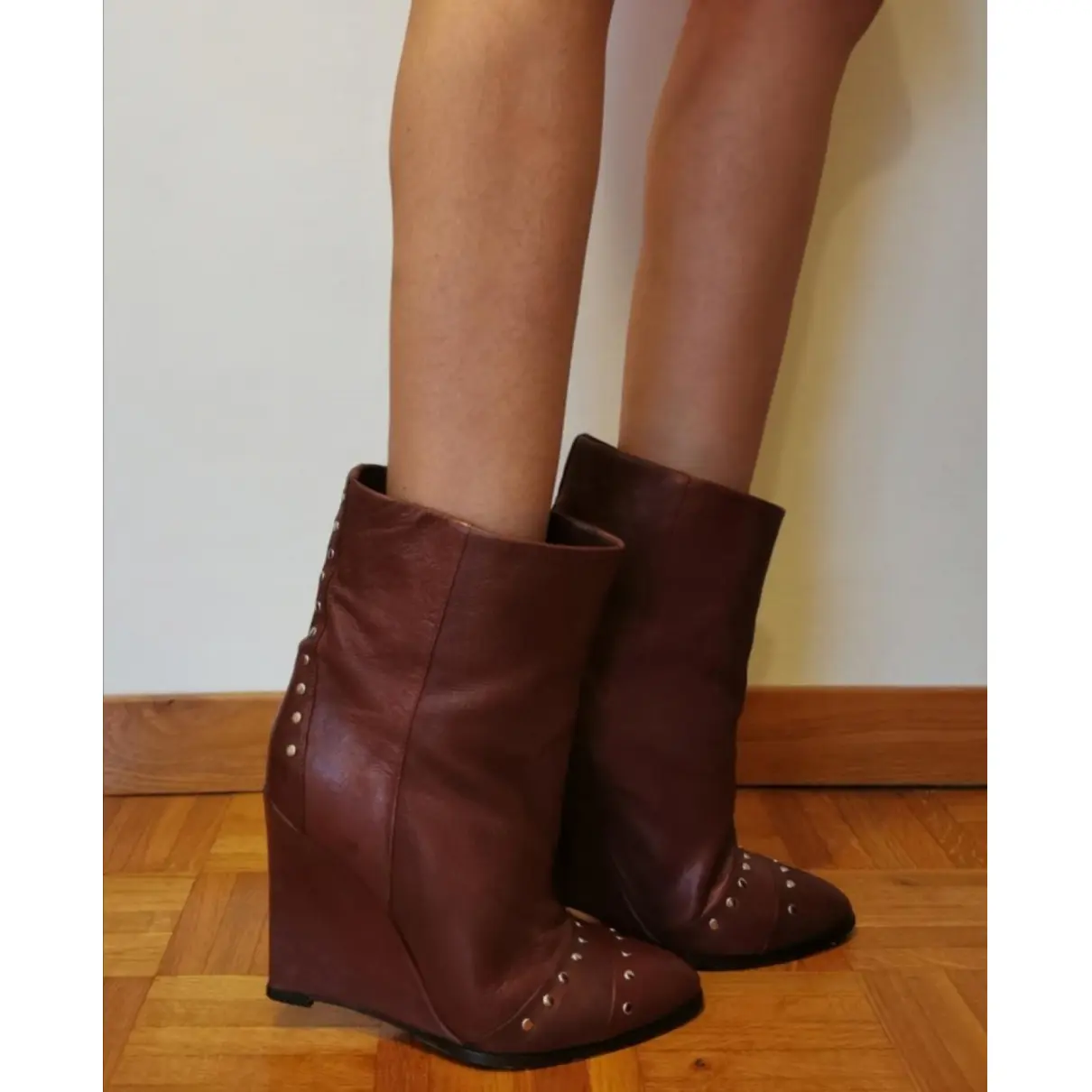 Leather ankle boots Iro