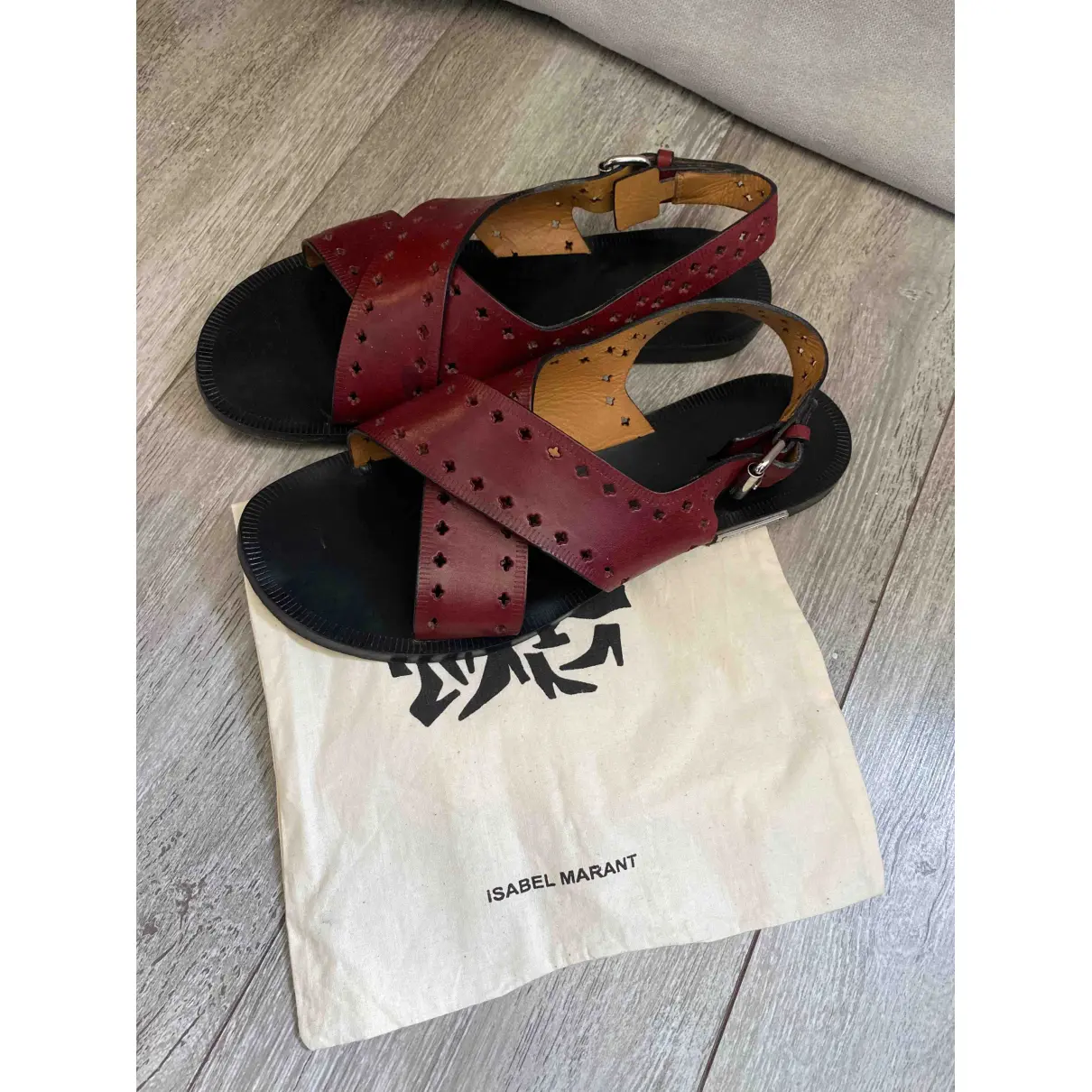 Buy Isabel Marant Etoile Leather sandals online